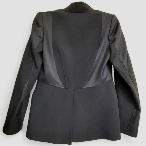 AMANDA WAKELEY Silk Wool Blazer 8 - Picture 8 of 12